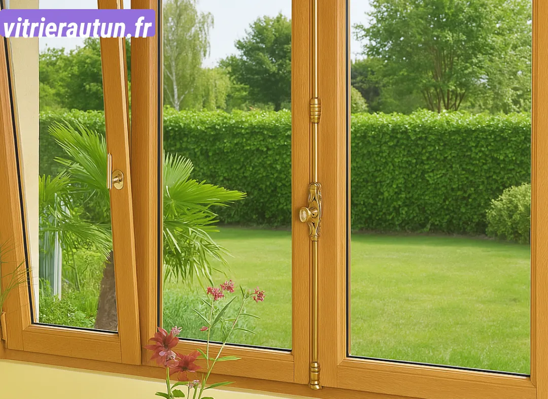 Installation de fenêtre en bois sur mesure Autun