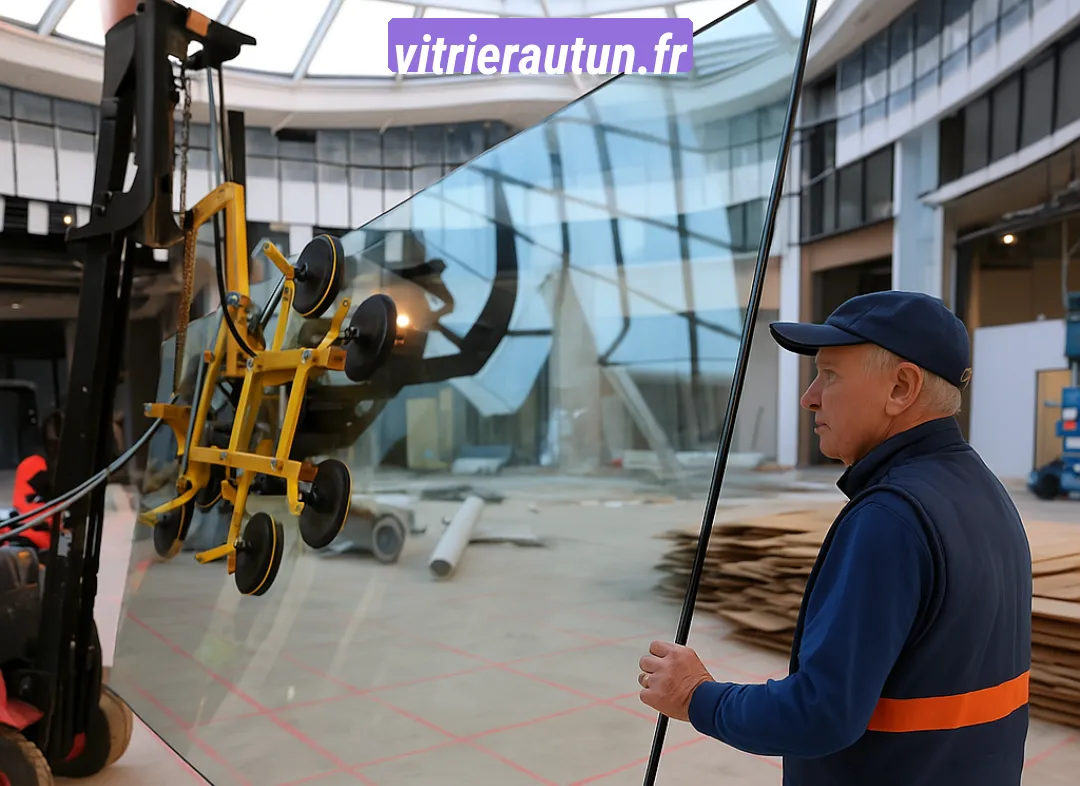 Remplacement de vitrine magasin Autun